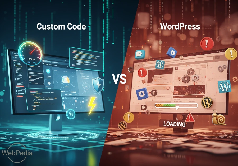Kod od zera vs WordPress